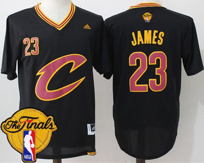 Cavaliers #23 LeBron James Black Short Sleeve C The Finals Patch Stitched NBA Jersey Cavaliers #23 LeBron James Black Short Sleeve C The Finals Patch Stitched NBA Jersey