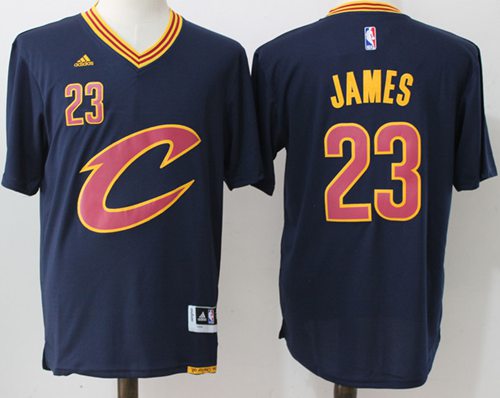 Cavaliers #23 LeBron James Navy Blue Short Sleeve C Stitched NBA Jersey Cavaliers #23 LeBron James Navy Blue Short Sleeve C Stitched NBA Jersey