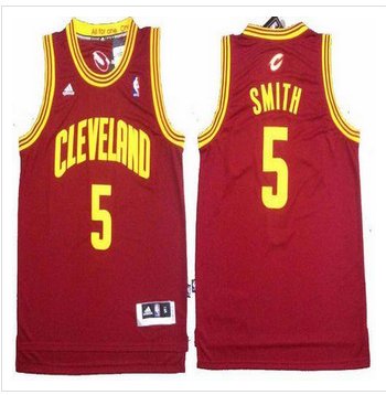 Revolution 30 Cleveland Cavaliers #5 J.R. Smith Red Stitched NBA Jersey Revolution 30 Cleveland Cavaliers #5 J.R. Smith Red Stitched NBA Jersey