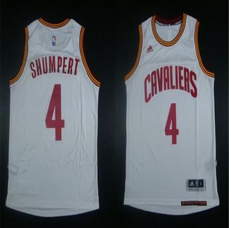 Revolution 30 Cleveland Cavaliers #4 Iman Shumpert White Stitched NBA Jersey