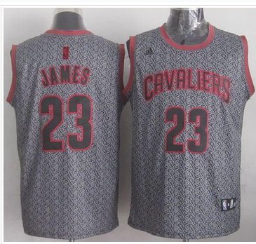 Cleveland Cavaliers #23 LeBron James Grey Static Fashion Stitched NBA Jersey Cleveland Cavaliers #23 LeBron James Grey Static Fashion Stitched NBA Jersey