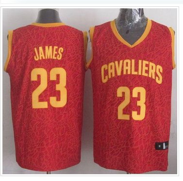 Cleveland Cavaliers #23 LeBron James Red Crazy Light Stitched NBA Jersey Cleveland Cavaliers #23 LeBron James Red Crazy Light Stitched NBA Jersey