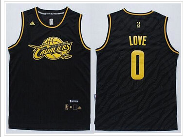 Cleveland Cavaliers #0 Kevin Love Black Precious Metals Fashion NBA Jersey Cleveland Cavaliers #0 Kevin Love Black Precious Metals Fashion NBA Jersey