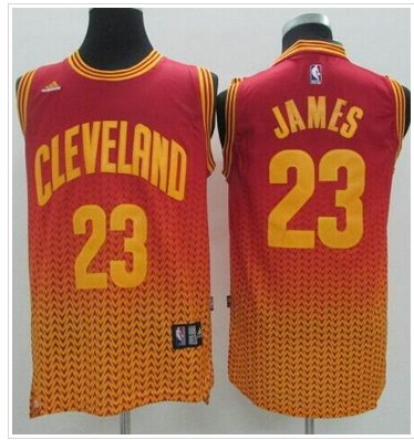 Cleveland Cavaliers #23 LeBron James Red Resonate Fashion Stitched NBA Jersey