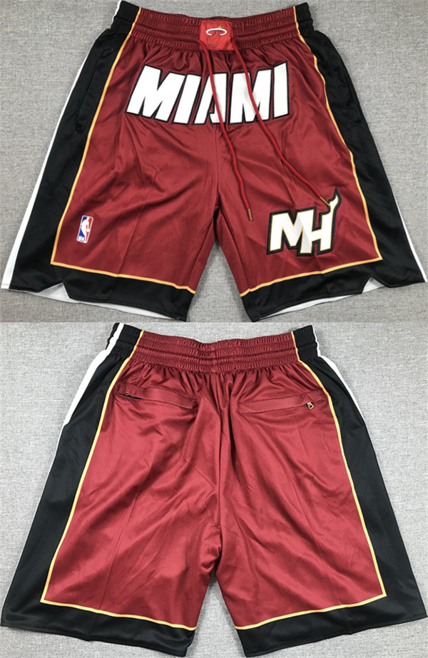 Men's Miami Heat Red Shorts (Run Small) Men's Miami Heat Red Shorts (Run Small)
