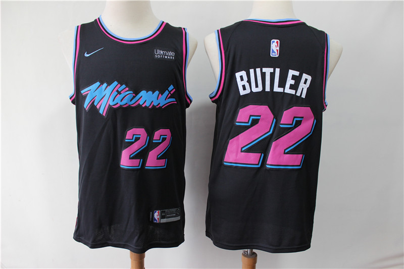 Heat 22 Jimmy Butler Black City Edition Nike Swingman Jersey Heat 22 Jimmy Butler Black City Edition Nike Swingman Jersey