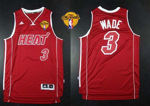 Heat #3 Dwyane Wade Red Pride Swingman Finals Patch Stitched NBA Jersey Heat #3 Dwyane Wade Red Pride Swingman Finals Patch Stitched NBA Jersey