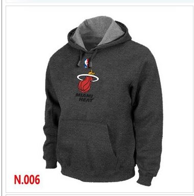 NBA Miami Heat Pullover Hoodie Dark Grey NBA Miami Heat Pullover Hoodie Dark Grey