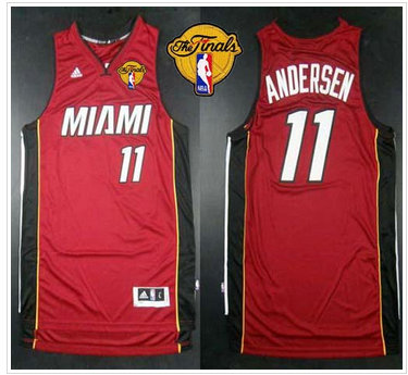 Revolution 30 Miami Heat #11 Chris Andersen Red Finals Patch Stitched NBA Jersey Revolution 30 Miami Heat #11 Chris Andersen Red Finals Patch Stitched NBA Jersey
