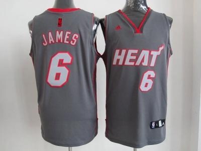 nba miami heat #6 james grey jerseys