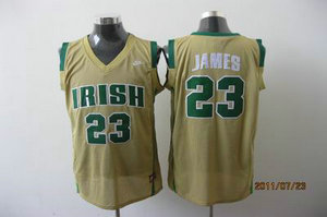 irish High school 23 James GOLD jersey irish High school 23 James GOLD jersey