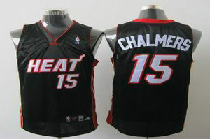 Miami Heat 15 CHALMERS BLACK jersey Miami Heat 15 CHALMERS BLACK jersey