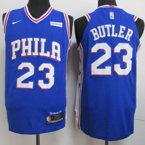 Nike 76ers #23 Jimmy Butler Red NBA Swingman Statement Edition Jersey