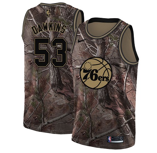 Nike 76ers #53 Darryl Dawkins Camo NBA Swingman Realtree Collection Jersey Nike 76ers #53 Darryl Dawkins Camo NBA Swingman Realtree Collection Jersey