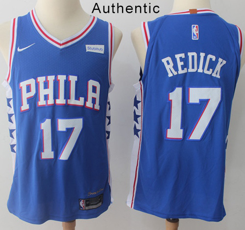 Nike 76ers #17 JJ Redick Blue NBA Authentic Icon Edition Jersey Nike 76ers #17 JJ Redick Blue NBA Authentic Icon Edition Jersey
