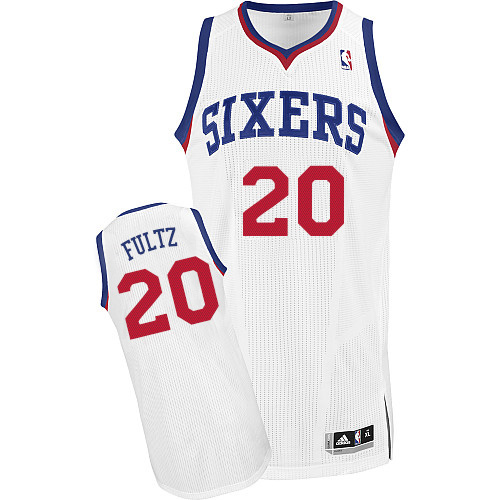 76ers #20 Markelle Fultz White Stitched NBA Jersey