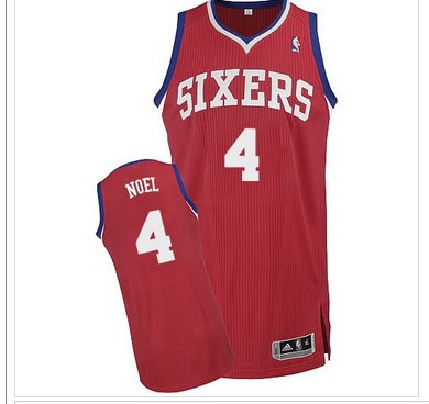 Revolution 30 Philadelphia 76ers #4 Nerlens Noel Red NBA Jersey