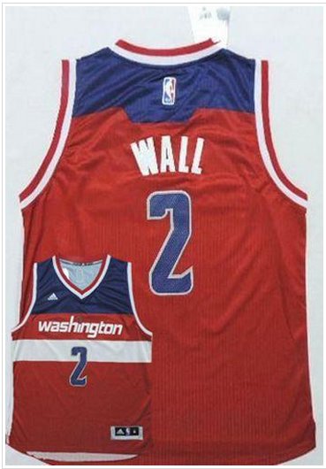 Washington Wizards #2 John Wall New Red Road Stitched NBA Jersey