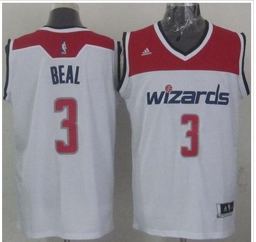 Revolution 30 Washington Wizards #3 Bradley Beal White Stitched NBA Jersey