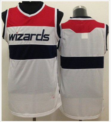 Revolution 30 Washington Wizards Blank White Stitched NBA Jersey