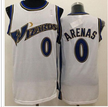 Revolution 30 Washington Wizards #0 Gilbert Arenas White NBA Jersey