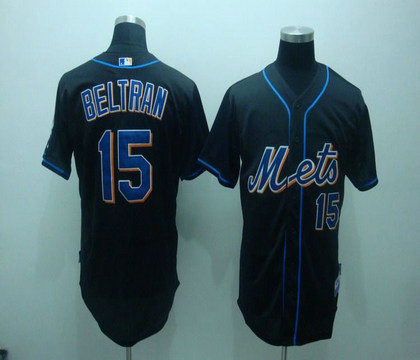 mlb new york mets 15# Beltran black jerseys mlb new york mets 15# Beltran black jerseys