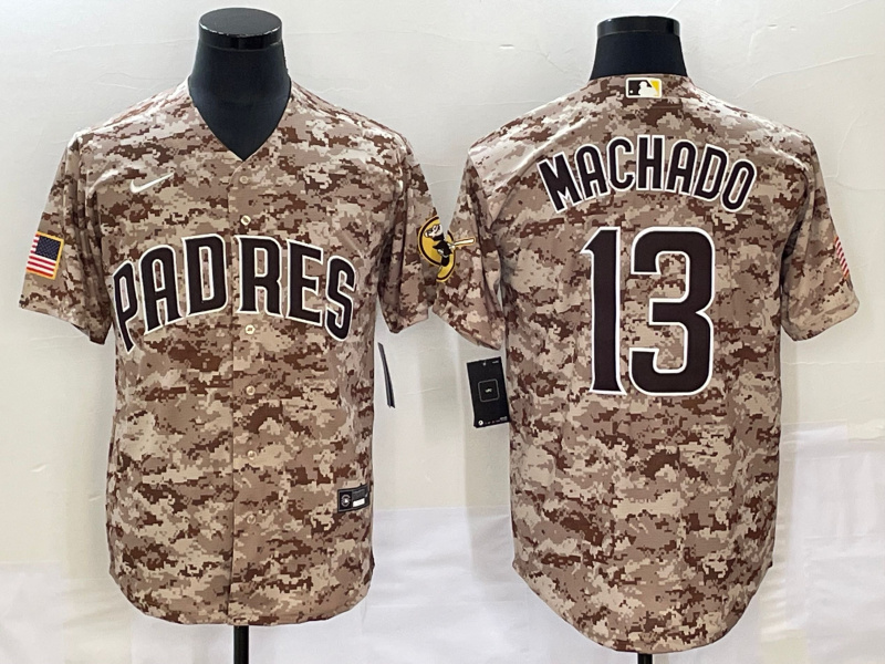 Men's San Diego Padres #13 Manny Machado Camo Cool Base Stitched Jersey Men's San Diego Padres #13 Manny Machado Camo Cool Base Stitched Jersey