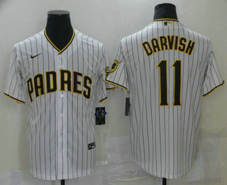 Men's San Diego Padres #11 Yu Darvish White Stitched MLB Cool Base Nike Jersey Men's San Diego Padres #11 Yu Darvish White Stitched MLB Cool Base Nike Jersey