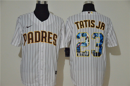 Padres 23 Fernando Tatis Jr. White Nike Cool Base Player Jersey Padres 23 Fernando Tatis Jr. White Nike Cool Base Player Jersey
