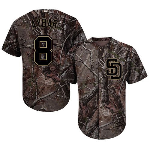 Padres #8 Erick Aybar Camo Realtree Collection Cool Base Stitched Baseball Jersey Padres #8 Erick Aybar Camo Realtree Collection Cool Base Stitched Baseball Jersey