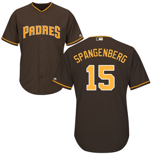 Padres #15 Cory Spangenberg Brown New Cool Base Stitched Baseball Jersey Padres #15 Cory Spangenberg Brown New Cool Base Stitched Baseball Jersey