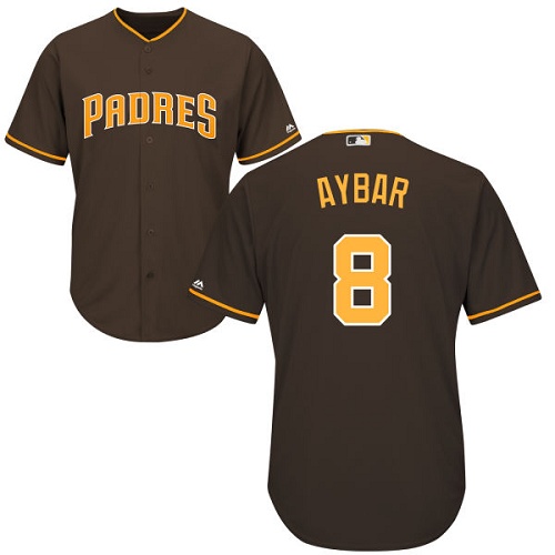 Padres #8 Erick Aybar Brown New Cool Base Stitched Baseball Jersey Padres #8 Erick Aybar Brown New Cool Base Stitched Baseball Jersey