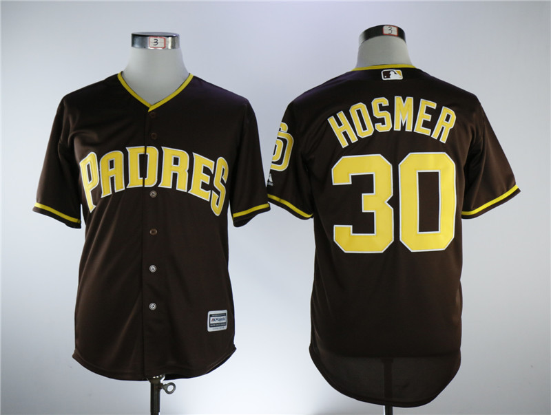 Padres #30 Eric Hosmer Brown Cool Base Stitched Men MLB Jersey Padres #30 Eric Hosmer Brown Cool Base Stitched Men MLB Jersey
