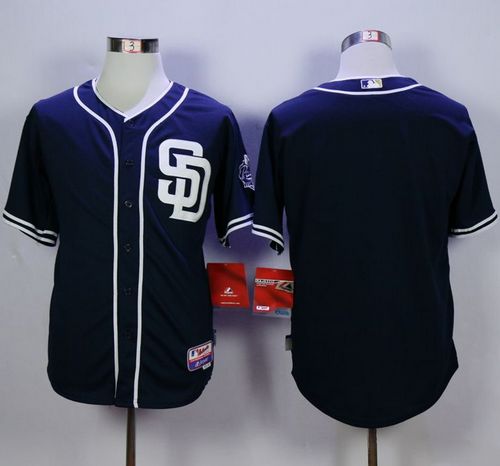 Padres Blank Dark Blue Cool Base Stitched MLB Jersey Padres Blank Dark Blue Cool Base Stitched MLB Jersey