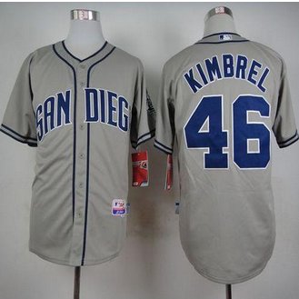 San Diego Padres #46 Craig Kimbrel Coffee Grey Cool Base Stitched Baseball Jersey San Diego Padres #46 Craig Kimbrel Coffee Grey Cool Base Stitched Baseball Jersey