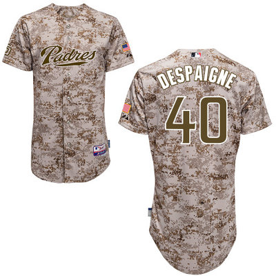 San Diego Padres #40Odrisamer Despaigne Authentic Personalized Alternate Camo Jersey San Diego Padres #40Odrisamer Despaigne Authentic Personalized Alternate Camo Jersey