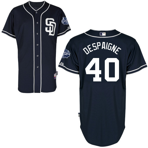 San Diego Padres #40Odrisamer Despaigne Authentic Personalized Alternate Blue Jersey San Diego Padres #40Odrisamer Despaigne Authentic Personalized Alternate Blue Jersey
