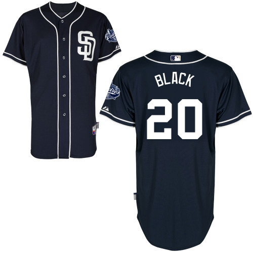 San Diego Padres #20 preto Authentic Personalized Alternate Blue Jersey San Diego Padres #20 preto Authentic Personalized Alternate Blue Jersey