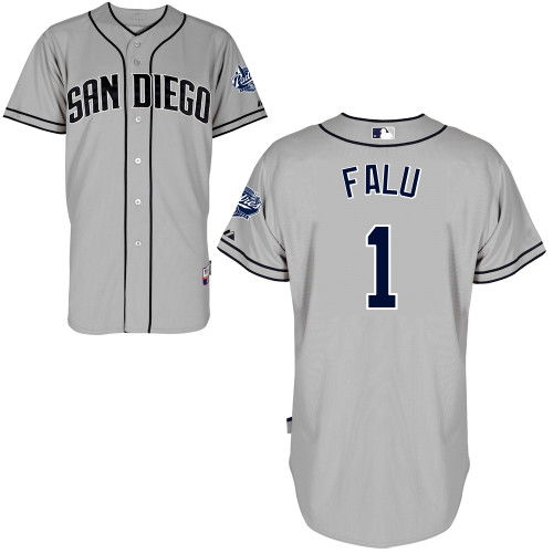 San Diego Padres #1 irving Falu Authentic Personalized Road Gray Jersey San Diego Padres #1 irving Falu Authentic Personalized Road Gray Jersey