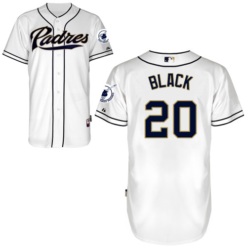 San Diego Padres #20 preto Authentic Personalized Home White Jersey San Diego Padres #20 preto Authentic Personalized Home White Jersey