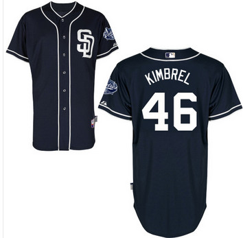 Craig Kimbrel black San Diego Padres Jersey 46# personalizado branco azul Camo tudo costurado
