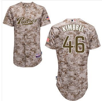Craig Kimbrel multi San Diego Padres Jersey 46# personalizado branco azul Camo tudo costurado Craig Kimbrel multi San Diego Padres Jersey 46# personalizado branco azul Camo tudo costurado