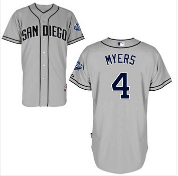 Authentic San Diego Padres Jersey 4 Wil Myers marinha cinza camuflagem branca Baseball gray Jersey bordados logos costurado Authentic San Diego Padres Jersey 4 Wil Myers marinha cinza camuflagem branca Baseball gray Jersey bordados logos costurado