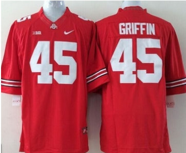 Ohio State Buckeyes #45 Archie Griffin Red Stitched NCAA Jersey