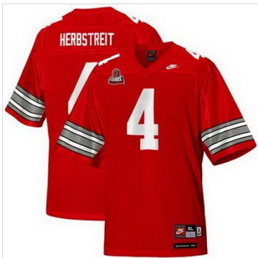 Ohio State Buckeyes #4 Kirk Herbstreit Legends of the Scarlet & Gray Throwback NCAA Jerseys