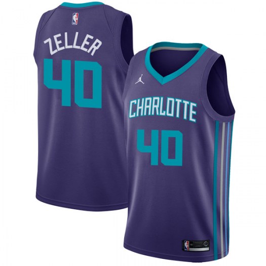 Nike Hornets #40 Cody Zeller Purple NBA Jordan Swingman Statement Edition Jersey Nike Hornets #40 Cody Zeller Purple NBA Jordan Swingman Statement Edition Jersey