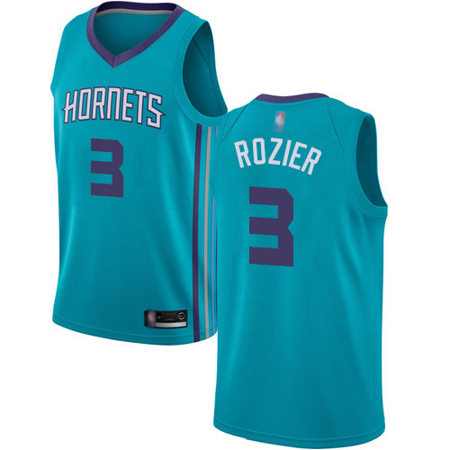 Hornets #3 Terry Rozier Teal Basketball Jordan Swingman Icon Edition Jersey Hornets #3 Terry Rozier Teal Basketball Jordan Swingman Icon Edition Jersey