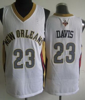 Charlotte Hornets 23 Anthony Davis White Revolution 30 NBA Jerseys