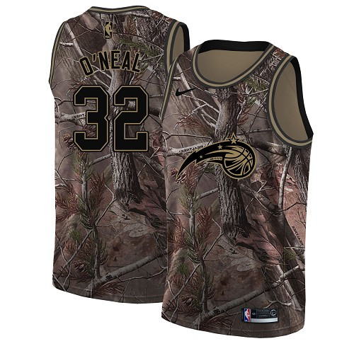 Nike Magic #32 Shaquille O'Neal Camo NBA Swingman Realtree Collection Jersey Nike Magic #32 Shaquille O'Neal Camo NBA Swingman Realtree Collection Jersey