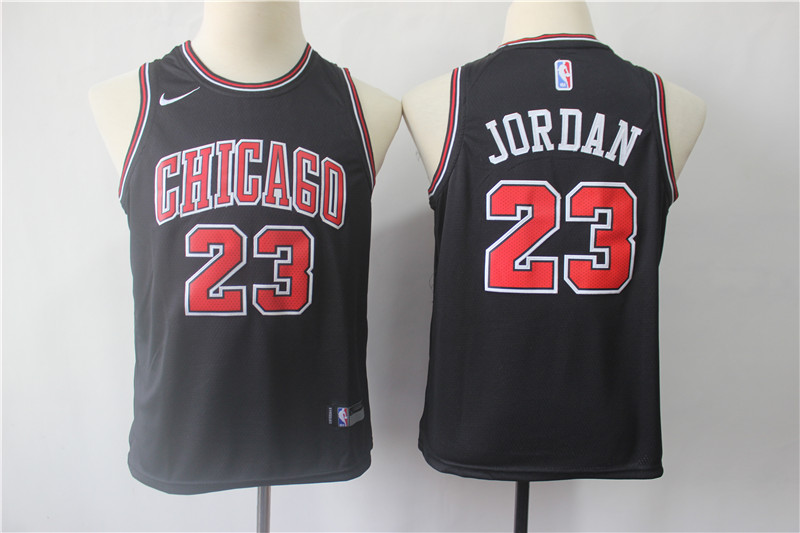 Youth Bulls 23 Michael Jordan Black Youth Nike Swingman Jersey Youth Bulls 23 Michael Jordan Black Youth Nike Swingman Jersey